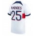 Paris Saint-Germain Nuno Mendes #25 Replika Borta matchkläder 2023-24 Korta ärmar